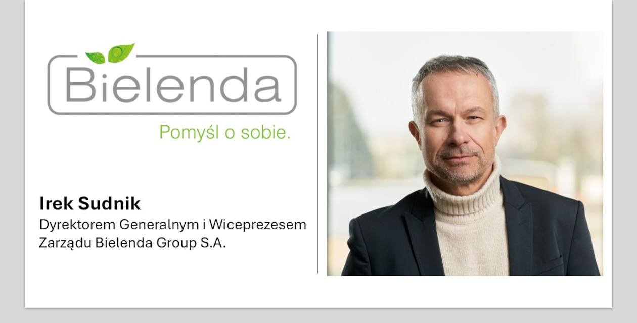 Irek Sudnik Appointed General Manager and Vice President of the Management Board of Bielenda Group S.A.