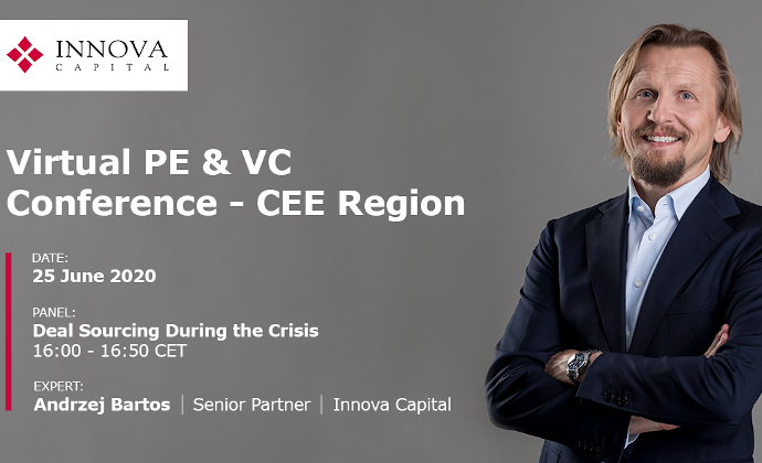 Andrzej Bartos prelegentem podczas Virtual PE & VC Conference - CEE Region