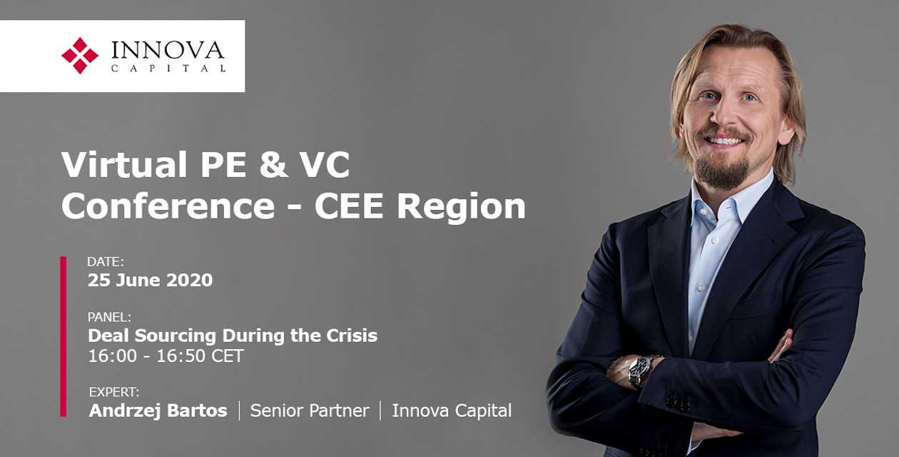 Andrzej Bartos prelegentem podczas Virtual PE & VC Conference - CEE Region